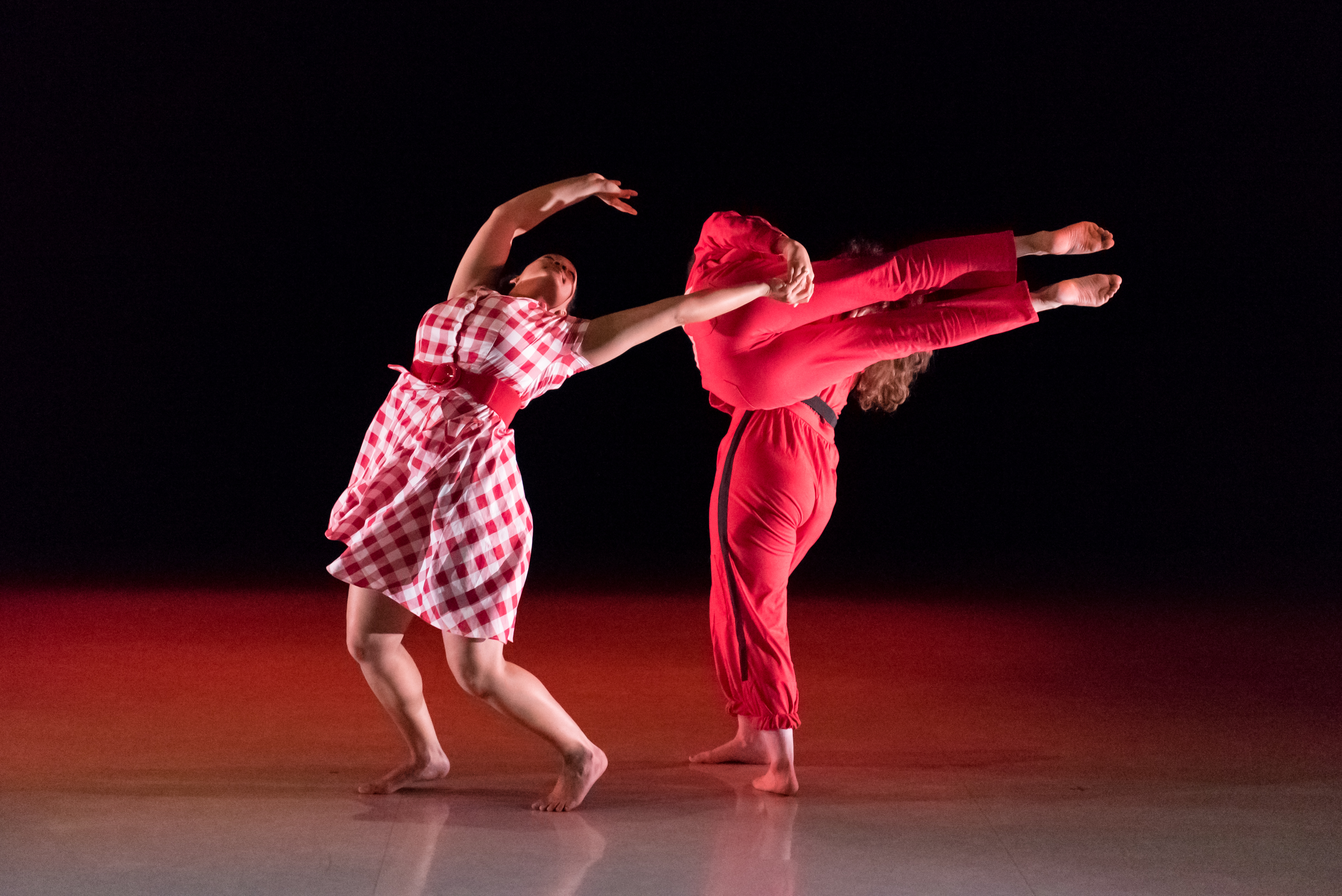 Dancers performing