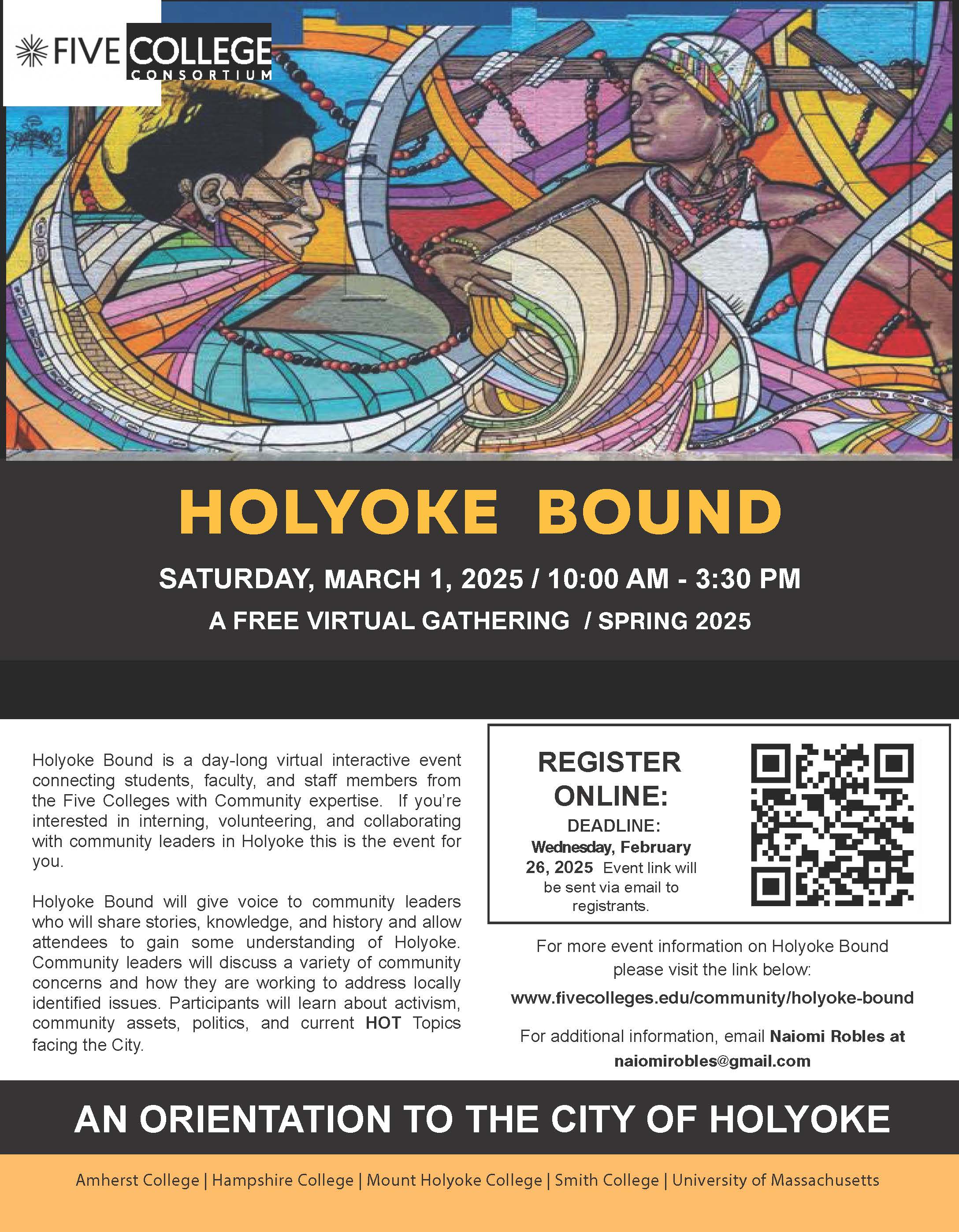 Holyoke Bound Spring 2025 Flyer