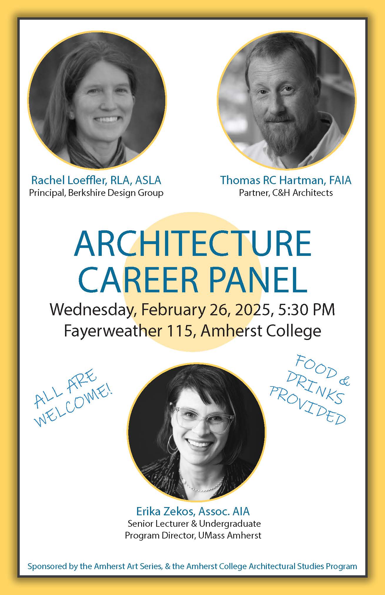 Poster for Architecture Career Panel