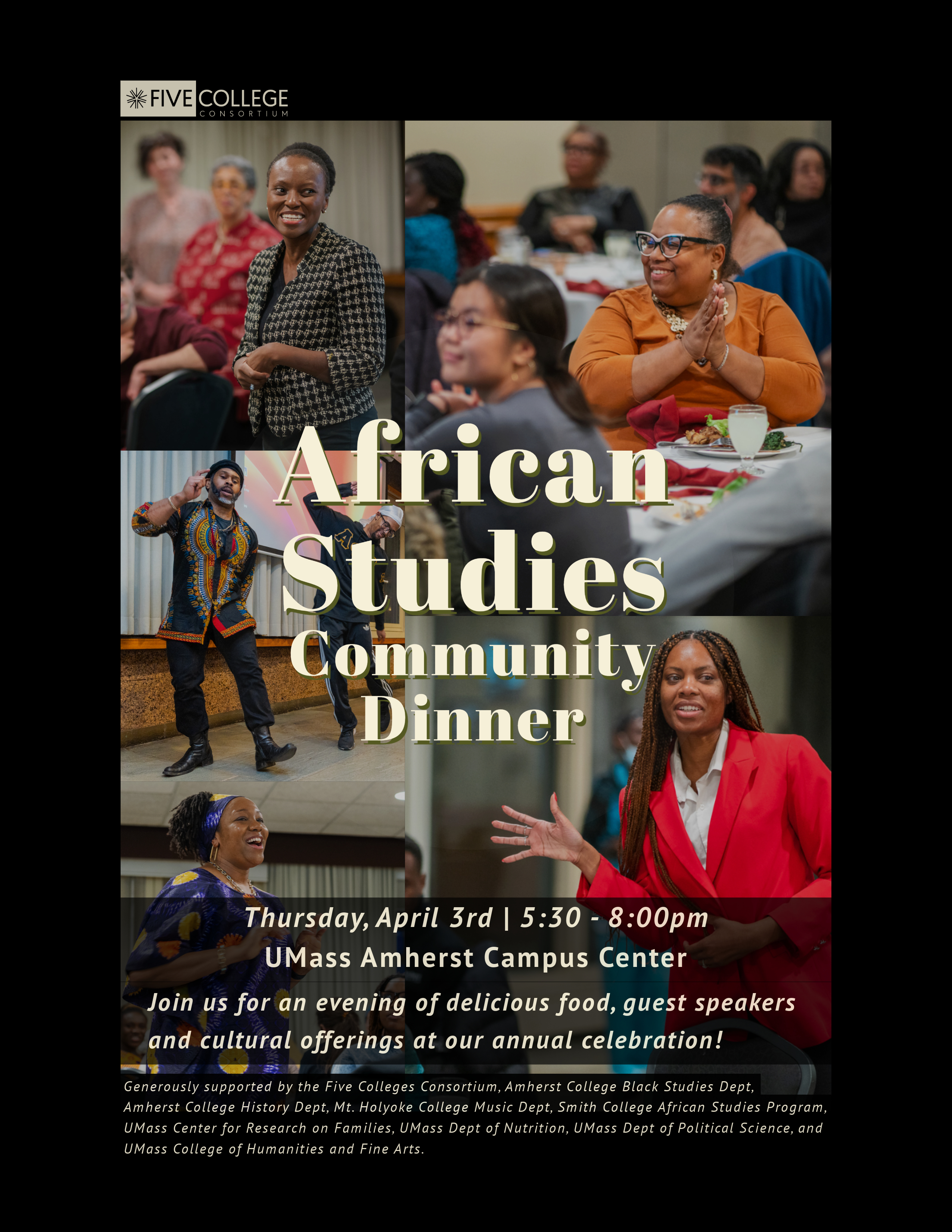 African Studies Community Dinner - Poster 2025