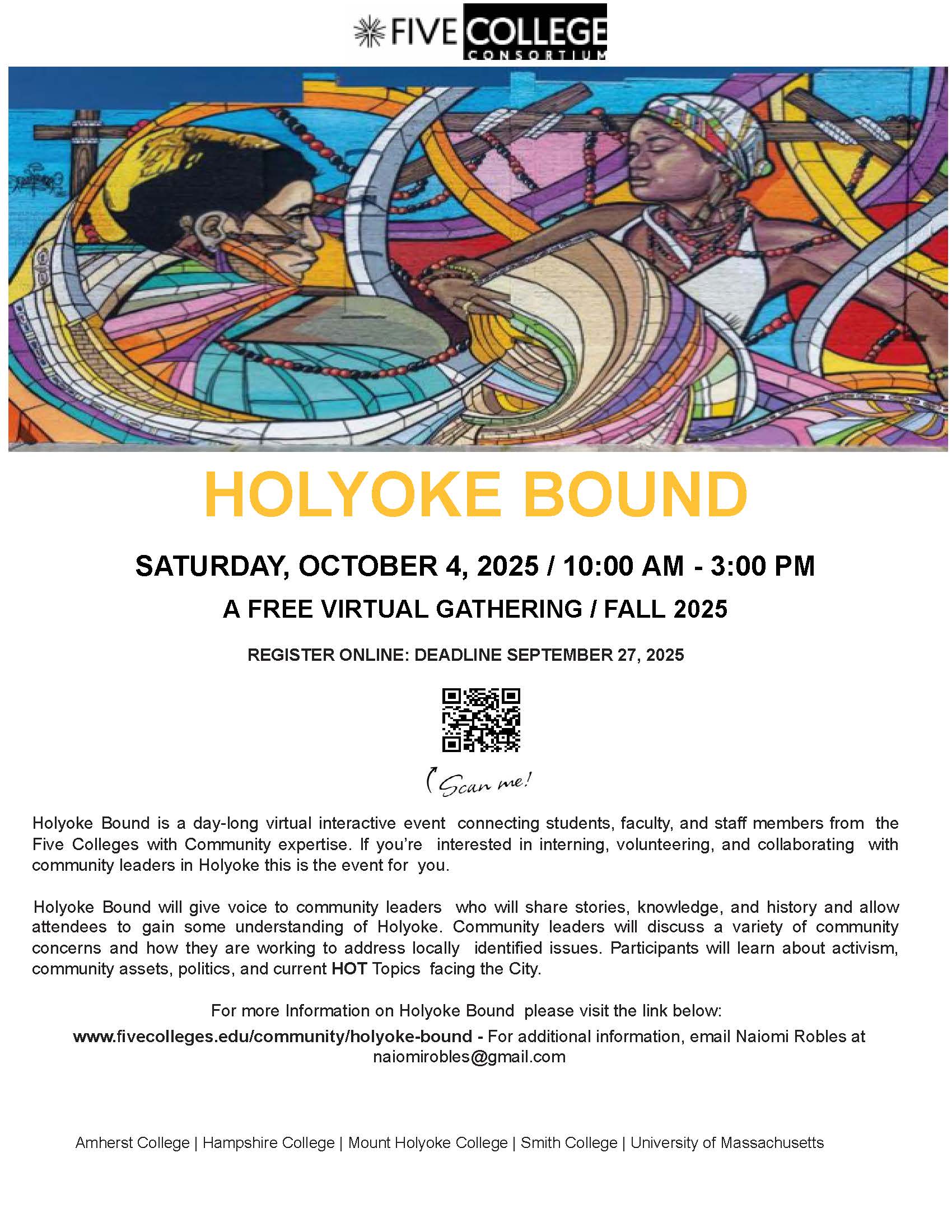 Holyoke Bound Fall 2025 Flyer