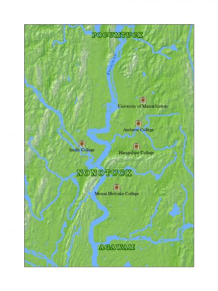 Map of the Kwinitekw Valley