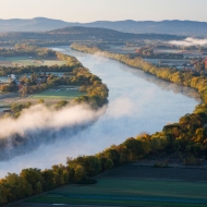 CT Valley from Sugarloaf Alamy stock photo