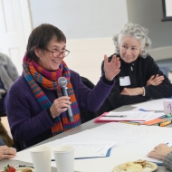 two people at a workshop
